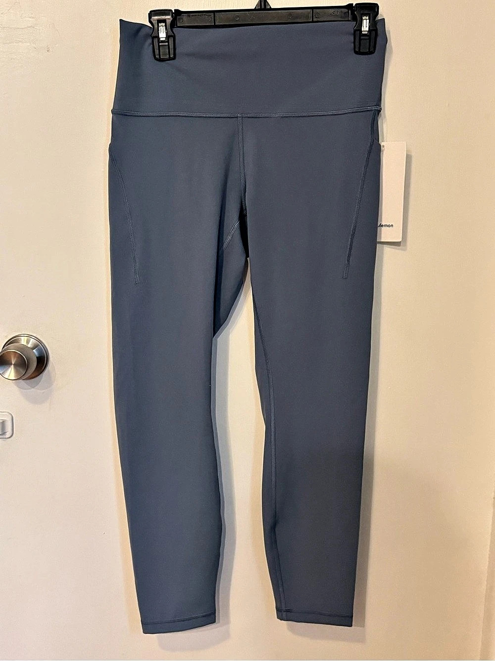 lululemon Wunder Train HR Tight 25" Athletic Leggings Blue 10